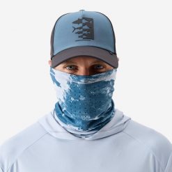 Komin wędkarski Caperlan 500 Anty-UV. Zielone szaliki CAPERLAN, bez wzorów, z materiału. Za 34.99 zł.