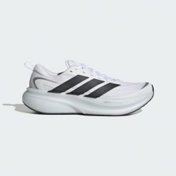 Buty Do Biegania Supernova Glide M. Białe buty do biegania Adidas, bez wzorów, bez zapięcia, do biegania. Za 579.00 zł.