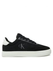 Calvin Klein Jeans Sneakersy Classic Cupsole Low Mix Mg YM0YM01169 Czarny. Czarne buty sportowe casual Calvin Klein Jeans, bez wzorów, z jeansu, bez zapięcia. Za 299.99 zł.