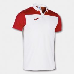 Koszulka polo do tenisa męska Joma Hobby II. Białe koszulki polo Joma, m, bez wzorów, bez kołnierzyka, bez ramiączek. W wyprzedaży za 121.70 zł.