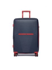 Beverly Hills Polo Club Walizka średnia CEO-BHPC-WAL-005-M Granatowy. Niebieskie walizki Beverly Hills Polo Club, bez wzorów, średnie. Za 359.99 zł.