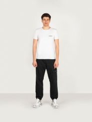 Iceberg T-shirt "C-neck" | ICE1UTS01 | Mężczyzna | Biały. Białe t-shirty ICEBERG, m, bez wzorów, z bawełny, bez kołnierzyka, bez ramiączek. W wyprzedaży za 119.00 zł.