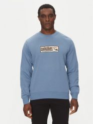 Quiksilver Bluza EQYFT05055 Niebieski Regular Fit. Niebieskie bluzy Quiksilver, l, bez wzorów, z bawełny, bez kaptura. Za 199.99 zł.