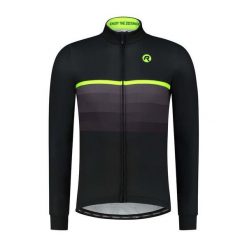 Koszulka rowerowa męska Rogelli HERO II z długim rękawem. Czarne bluzy Rogelli, na lato, m, bez wzorów, bez kaptura. Za 451.00 zł.
