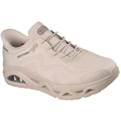 Buty sportowe męskie Skechers Uno Glide step air Gliders. Brązowe buty trekkingowe Skechers, bez wzorów, z tkaniny, bez zapięcia, trekkingowe, skechers sport. Za 590.00 zł.