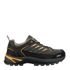 Buty trekkingowe męskie RIGEL 2.0 LOW skóra wodoodporne. Brązowe buty turystyczne CMP, bez wzorów, z gumy, bez zapięcia, outdoorowe. Za 559.99 zł.