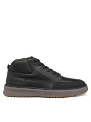 Geox Sneakersy U Cenisio B Abx U66AJD 0BCEK C9999 Czarny. Czarne buty sportowe casual Geox, bez wzorów, ze skóry, bez zapięcia. Za 679.99 zł.