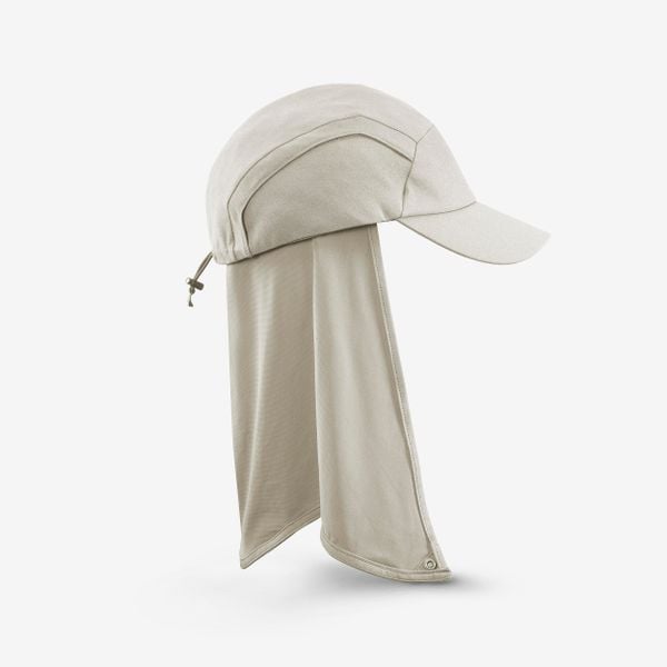 Czapka z daszkiem Forlcaz MT900 V2. Niebieskie czapki z daszkiem FORCLAZ, bez wzorów, z materiału. Za 59.99 zł.