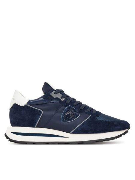 Philippe Model Sneakersy A012202 TKLU W025 Granatowy. Niebieskie buty sportowe casual Philippe Model, bez wzorów, ze skóry, bez zapięcia. Za 979.99 zł.