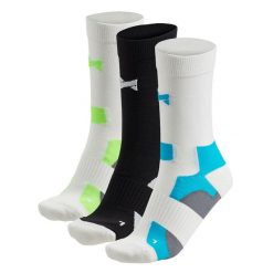 Skarpetki rowerowe - Uniseks - Multi White - 3 pary. Białe skarpety Xtreme, bez wzorów, z elastanu. Za 134.79 zł.