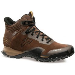Buty trekkingowe męskie Tecnica Magma MID GTX. Żółte buty trekkingowe TECNICA, bez wzorów, z zamszu, bez zapięcia, trekkingowe. Za 929.99 zł.