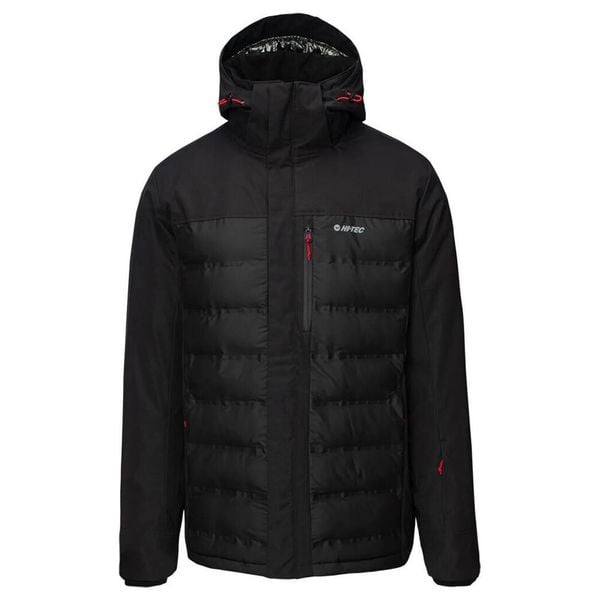 Męska Ocieplana Kurtka Helten. Czarne kurtki Hi-tec, m, bez wzorów, z puchu, bez kaptura. Za 611.99 zł.