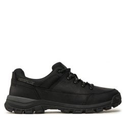 Trekkingi CATerpillar. Czarne buty trekkingowe CATerpillar, bez wzorów, bez zapięcia. Za 359.99 zł.
