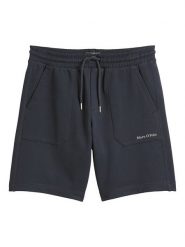 Marc O´Polo Szorty dresowe w kolorze granatowym rozmiar: 3XL. Niebieskie krótkie spodenki sportowe xl, bez wzorów, z bawełny. Za 176.91 zł.