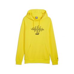 Męska bluza z kapturem ftblCULTURE Borussia Dortmund PUMA Faster Yellow Black. Czarne bluzy z kapturem Puma, m, bez wzorów, z kapturem. W wyprzedaży za 209.95 zł.