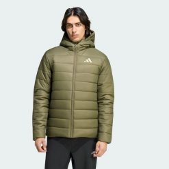 Kurtka z kapturem z ociepleniem Terrex Multi Essentials CLIMAWARM. Czarne kurtki Adidas, l, bez wzorów, z materiału, z kapturem. Za 439.00 zł.