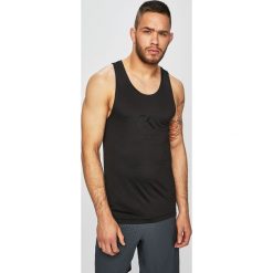 Calvin Klein Performance - T-shirt. Czarne bezrękawniki Calvin Klein Performance, bez wzorów, z dzianiny, bez kołnierzyka, bez ramiączek. W wyprzedaży za 139.90 zł.