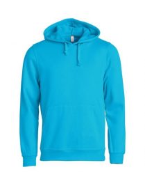 Clique Basic Hoody bluza z kapturem unisex turkusowa – turquoise. Niebieskie bluzy z kapturem CLIQUE, s, bez wzorów, z bawełny, z kapturem. Za 172.75 zł.