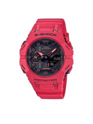 G-Shock Zegarek GA-B001-4AER Czerwony. Czerwone, cyfrowe zegarki G-Shock. Za 479.99 zł.