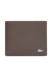 Lacoste Portfel NH1115FG Brązowy. Brązowe portfele LACOSTE, bez wzorów, ze skóry. Za 289.99 zł.