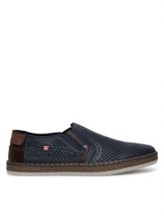 Rieker Tenisówki B5297-14 Granatowy. Niebieskie trampki Rieker, m, bez wzorów, bez zapięcia. Za 359.99 zł.