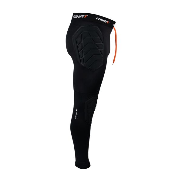 Legginsy Rinat Egotiko. Czarne legginsy długie sportowe RINAT, bez wzorów, z elastanu, na fitness i siłownię. Za 226.00 zł.