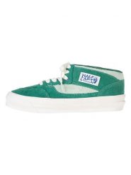 Vans Skórzane sneakersy "Vault" w kolorze zielonym rozmiar: 40,5. Zielone buty sportowe casual Vans, bez wzorów, ze skóry, bez zapięcia. Za 319.95 zł.