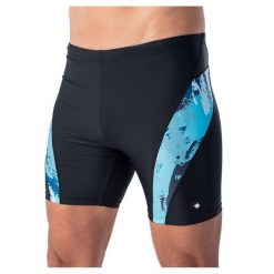 Męskie Spodenki Kąpielowe Fiero Sea Print. Czarne kąpielówki AQUAWAVE, l, bez wzorów. Za 106.99 zł.