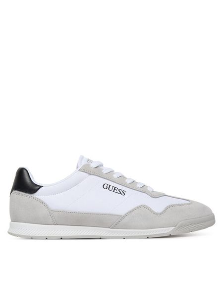 Guess Sneakersy FMJDRE SUE12 Szary jasny. Szare buty sportowe casual Guess, z aplikacjami, ze skóry, bez zapięcia. Za 589.99 zł.