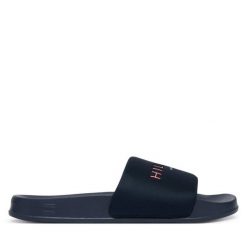 Klapki Tommy Hilfiger. Niebieskie klapki Tommy Hilfiger. Za 189.99 zł.