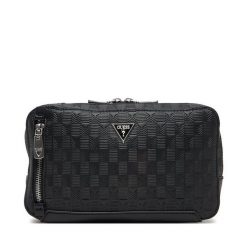 Saszetka nerka Guess. Czarne saszetki i nerki Guess, z aplikacjami. Za 459.99 zł.