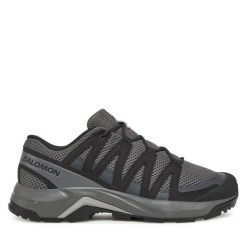 Trekkingi Salomon. Szare buty trekkingowe Salomon, bez wzorów, bez zapięcia. Za 499.99 zł.