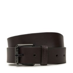 Pasek Męski Calvin Klein. Brązowe paski CALVIN KLEIN, bez wzorów. Za 149.99 zł.