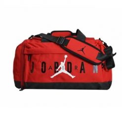 Torba sportowa unisex Nike Air Jordan Jam Velocity Duffle. Czerwone torby na ramię Nike, bez wzorów, z materiału, na ramię, małe, bez dodatków. Za 284.15 zł.