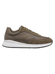 Geox Sneakersy "Branthon" w kolorze khaki rozmiar: 43. Brązowe buty sportowe casual Geox, bez wzorów, bez zapięcia. Za 213.69 zł.