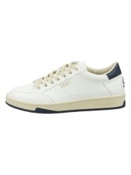 GANT Footwear Skórzane sneakersy "Prepus" w kolorze beżowo-granatowo-białym rozmiar: 43. Białe buty sportowe casual GANT Footwear, bez wzorów, bez zapięcia. Za 206.91 zł.