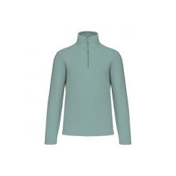 Polar z kołnierzem na zamek błyskawiczny Kariban Enzo. Niebieskie bluzy z polaru KARIBAN, na zimę, m, bez wzorów, z polaru, bez kaptura. Za 146.50 zł.