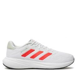 Buty do biegania adidas. Białe buty do biegania Adidas, bez wzorów, bez zapięcia, do biegania. Za 159.99 zł.