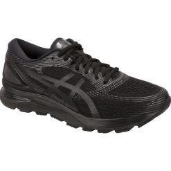 Asics Gel-Nimbus 21 1011A169-004 42 Czarne. Czarne buty do biegania ASICS, bez wzorów, z syntetyku, bez zapięcia, do biegania. W wyprzedaży za 699.99 zł.