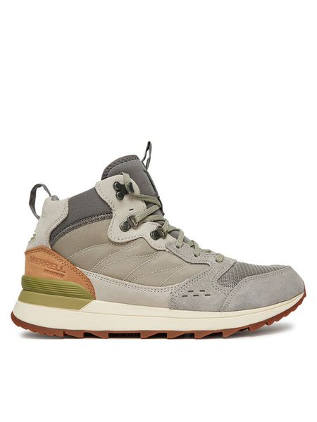 Merrell Trekkingi Alpine 83 Sneaker Recraft Mid Wp J006723 Szary. Szare botki sznurowane Merrell, bez wzorów, ze skóry, bez zapięcia. Za 479.99 zł.