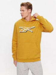 Reebok Bluza Identity IN1692 Żółty Regular Fit. Żółte bluzy Reebok, l, bez wzorów, z syntetyku, bez kaptura. Za 109.99 zł.