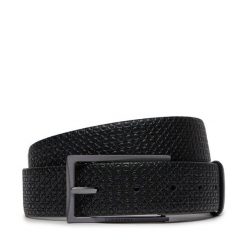 Pasek Męski Calvin Klein. Czarne paski CALVIN KLEIN, bez wzorów. Za 199.99 zł.