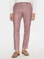 BOSS Spodnie materiałowe H-Genius-251 50535685 Różowy Slim Fit. Czerwone spodnie materiałowe Boss, m, bez wzorów, z materiału. Za 679.99 zł.