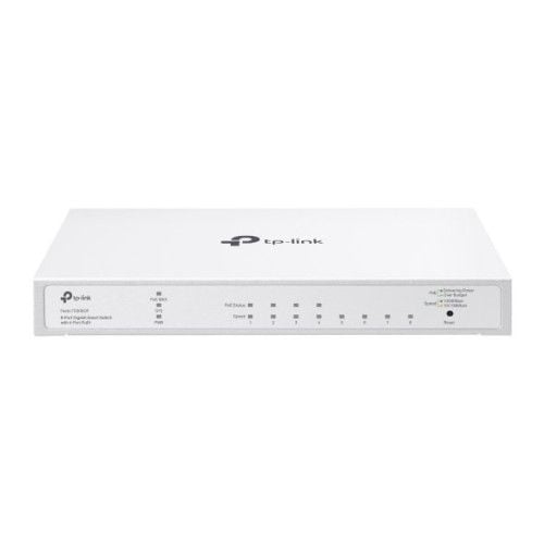 TP-Link FESTA FS308GP przełącznik sieciowy Zarządzany Gigabit Ethernet (10/100/1000) Obsługa PoE Biały. Białe głośniki przenośne TP-LINK. Za 498.99 zł.