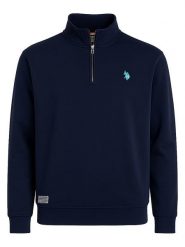U.S. Polo Assn. Bluza w kolorze granatowym rozmiar: M. Niebieskie bluzy U.S. Polo Assn., m, bez wzorów, z bawełny, bez kaptura. Za 146.45 zł.
