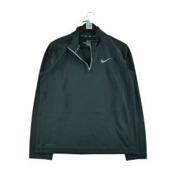 Second life - Nike Bluza męska Therma-Fit - Stan bardzo dobry. Czarne bluzy bez kaptura Nike, l, bez wzorów, bez kaptura. Za 106.46 zł.
