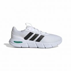 Sneakersy adidas Cloudfoam Flex. Białe buty sportowe casual Adidas, bez wzorów, z otwartym noskiem, bez zapięcia, adidas cloudfoam. Za 179.00 zł.