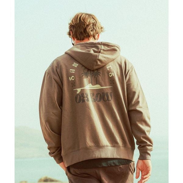 Bluza Oxbow Sandwaves Zip Pebble. Bluzy OXBOW, bez wzorów, bez kaptura. Za 317.25 zł.