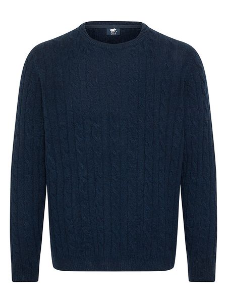 Polo Sylt Sweter w kolorze granatowym rozmiar: XXL. Niebieskie swetry nierozpinane Polo Sylt, xxl, bez wzorów, z wełny, bez kołnierzyka, bez ramiączek. Za 123.25 zł.