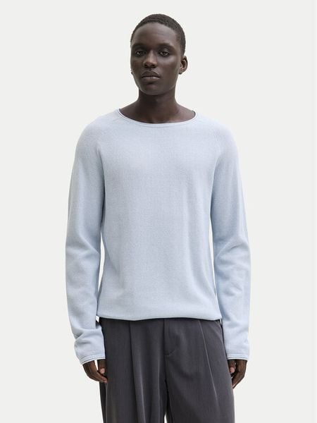 Jack & Jones Sweter Hill 12157321 Błękitny Regular Fit. Niebieskie swetry rozpinane Jack & Jones, m, bez wzorów, z bawełny, bez kołnierzyka, bez ramiączek. Za 179.99 zł.